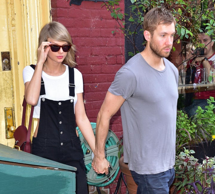 Taylor and Calvin last year