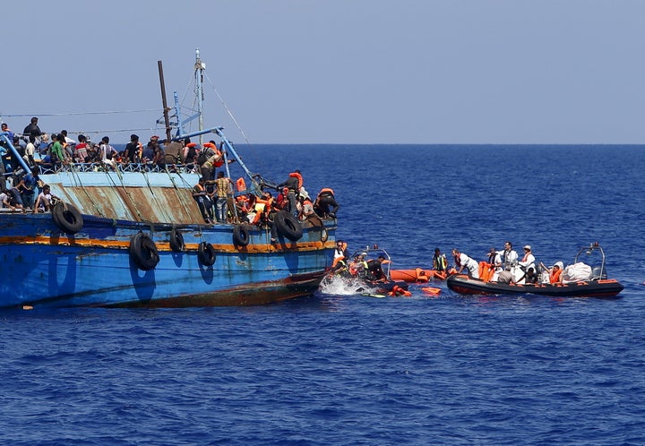 <strong>MSF is at the forefront of charities helping to rescue migrants crossing the Mediterranean</strong>