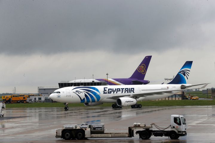 The Egyptian investigation committee said preparations were under way to transfer the two recovered flight recorders to Alexandria. Above, a file picture of an EgyptAir plane. 