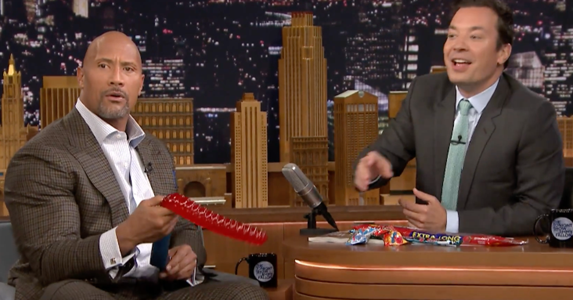 Dwayne Johnson Struggles To Eat Candy For First Time Since 1989 HuffPost