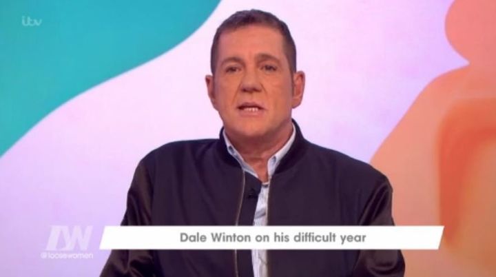 Dale Winton made an appearance on 'Loose Women'