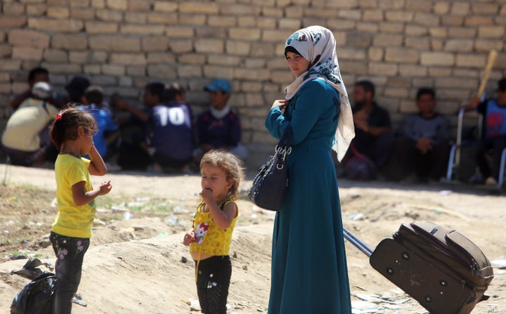 The United Nations says over 68,000 people have been displaced by the fighting in Fallujah.