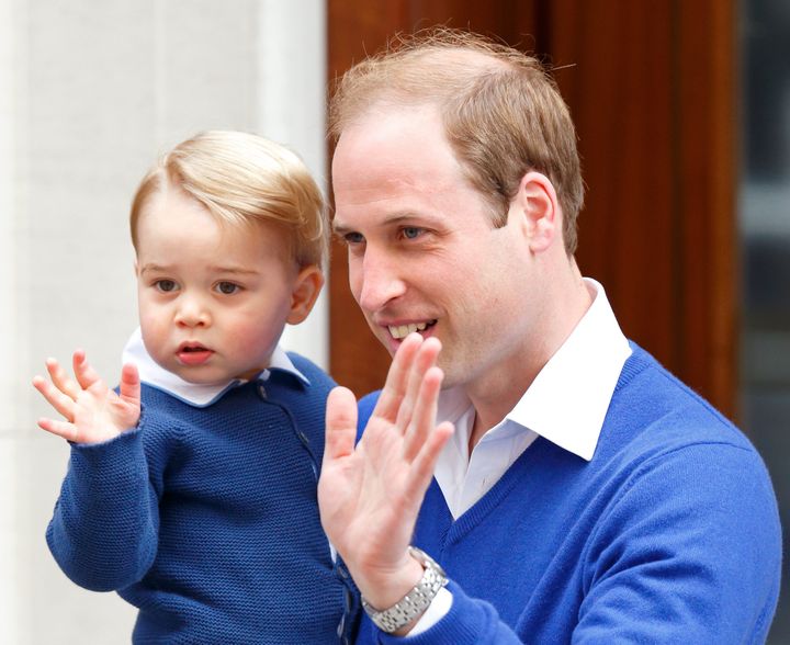 Prince William, Duke of Cambridge, has been a pretty involved dad. Here he is with his son, Prince George of Cambridge.