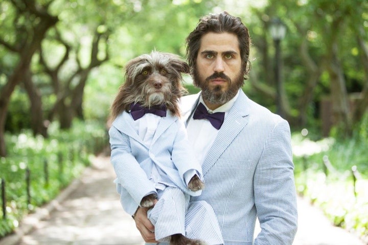 Topher and <a href="https://www.instagram.com/rosenbergthedog/" target="_blank">Rosenberg</a>.