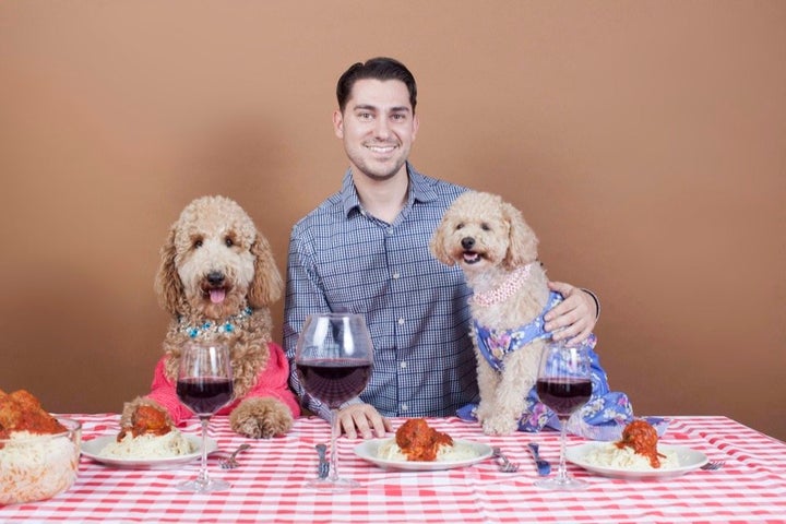 Gil, <a href="https://www.instagram.com/puppynamedcharlie/" target="_blank">Charlie and Sawyer.</a> 