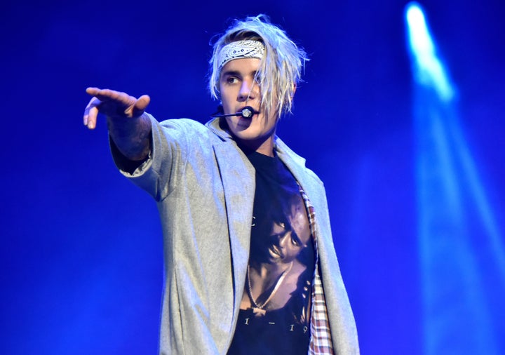 <strong>Justin on the 'Purpose' tour</strong>