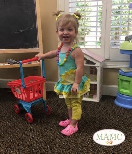 At her developmental pediatrician's office