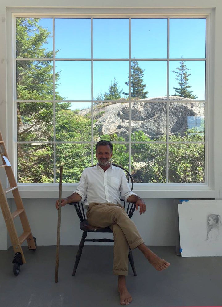 Bo Bartlett in his Maine studio