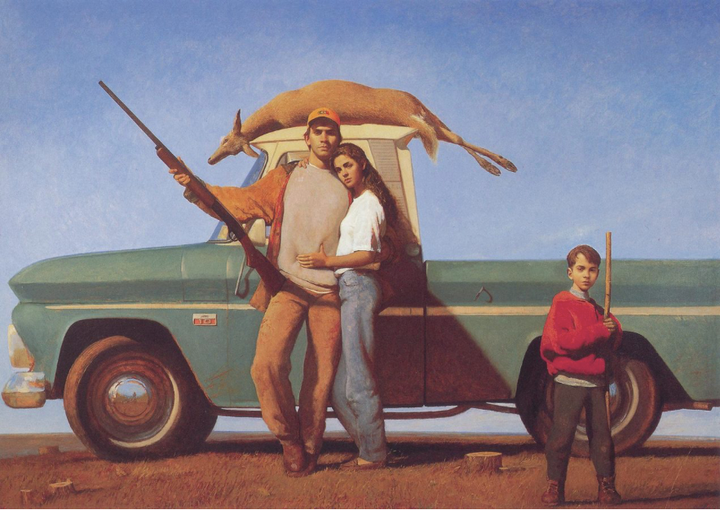 Bo Bartlett, <em>Young Life</em>, 1994, Oil on Linen, 78 x 108