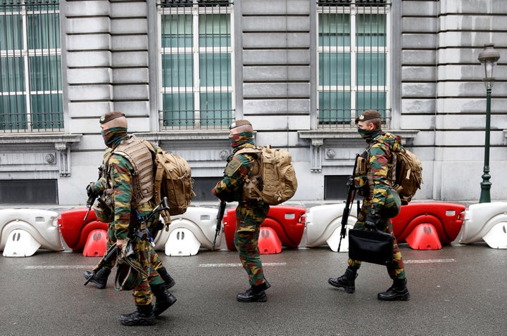 Belgian Prime Minister Charles Michel chaired a meeting of the government's security council on Saturday after the raids.