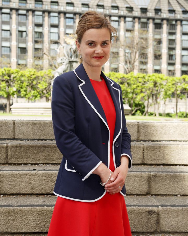 Jo Cox, pictured after she became an MP in 2015