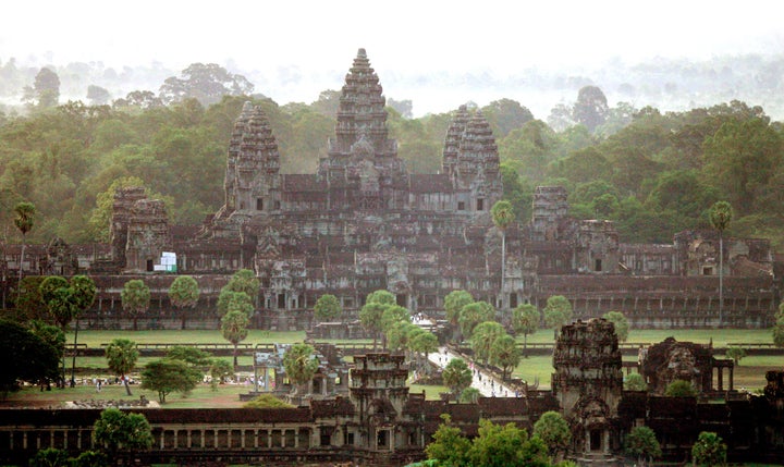 Researchers say they have discovered ancient cities buried around the ruins of Angkor Wat, a massive temple complex located in Cambodia's jungle.