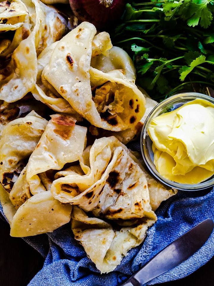 Mauritian Rotis all hot and fondant to enjoy along with a good Chicken Curry