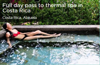 Full Day Pass to Thermal Spa in Costa Rica