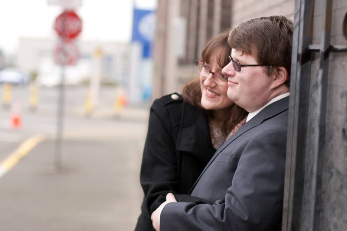 This picture, taken just before our wedding, doesn't capture how supportive and understanding he was about the fact that, for me, even our wedding was going to me a mess of emotions. 