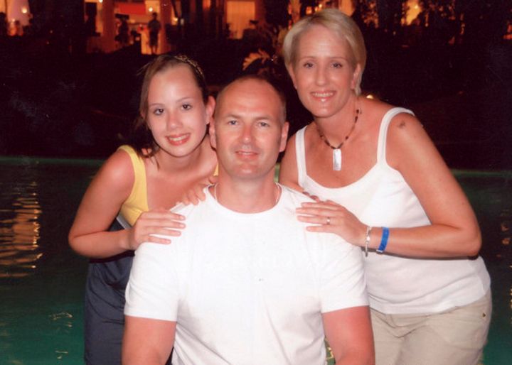 Paul Fyfe, pictured above with his family, was stabbed to death by Jogee's friend Mohammed Hirsi in June 2011