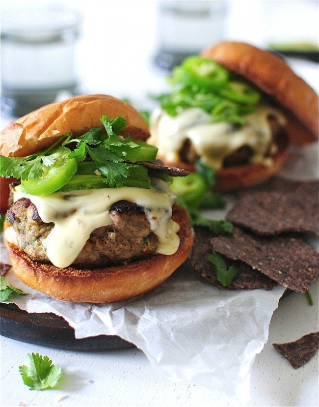 Queso Turkey Burger