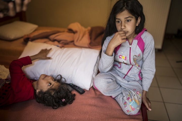 Zeyneb, her father, and younger sister lived in a tiny tent on a muddy field in Idomeni for more than a month. Then, a church