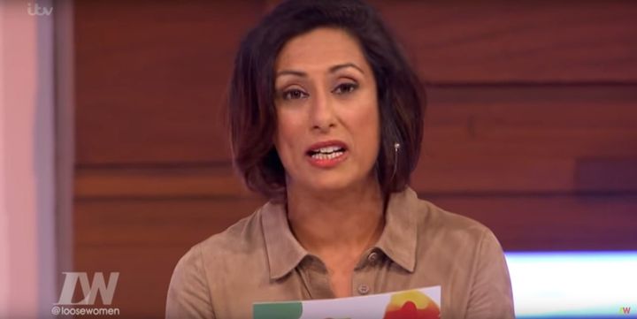 Saira Khan opened up about resisting an arranged marriage on 'Loose Women'