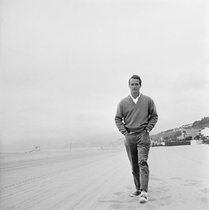 Paul Newman, master of the chinos, circa 1958.