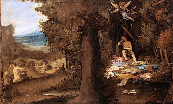 FIGURE 1-3. Lorenzo Lotto, Sleeping Apollo, ca. 1530. Szepmuveseti Museum, Budapest.