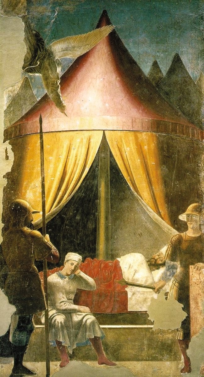 FIGURE 1-6. Piero della Francesca, Dream of Constantine, ca. 1452. San Fran-cesco, Arezzo, Italy.