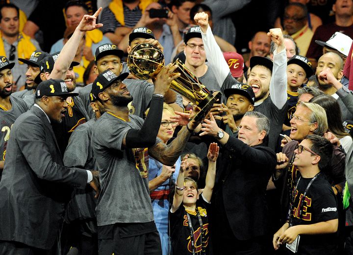 The Cavs used a simple visual tool to help keep them focused on the mission: to win an NBA Championship. 