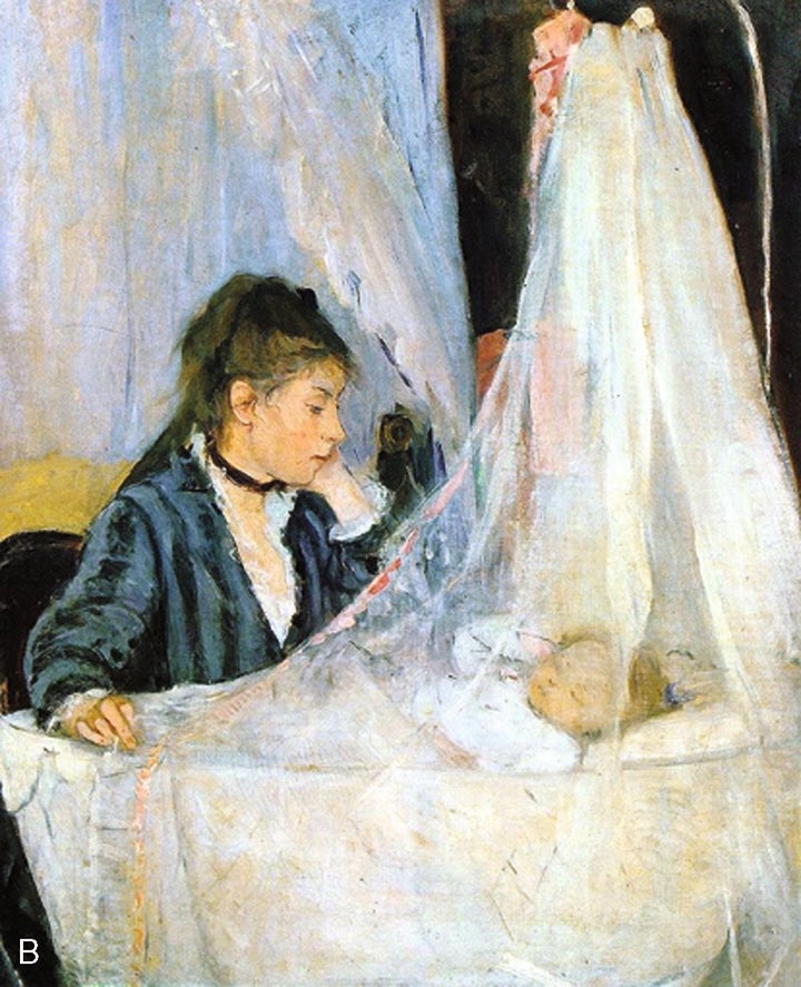 FIGURE 1-12. Berthe Morisot, Le Berceau (The Cradle), 1872. Musee d'Orsay, Paris.