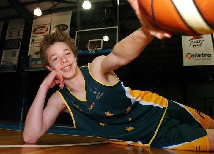 Delly in high school, before he could get into nightclubs.