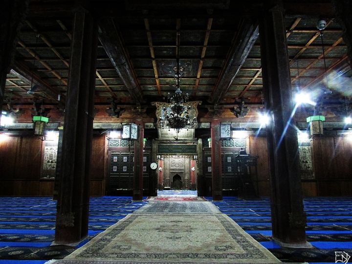 Inside the Prayer Hall of the Great Mosque of Xi'an