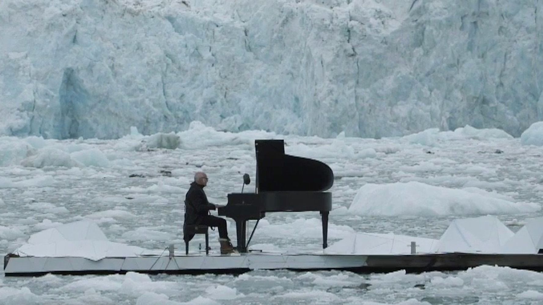 Ludovico Einaudi Performs 'Elegy for the Arctic' Next to a Melting Glacier