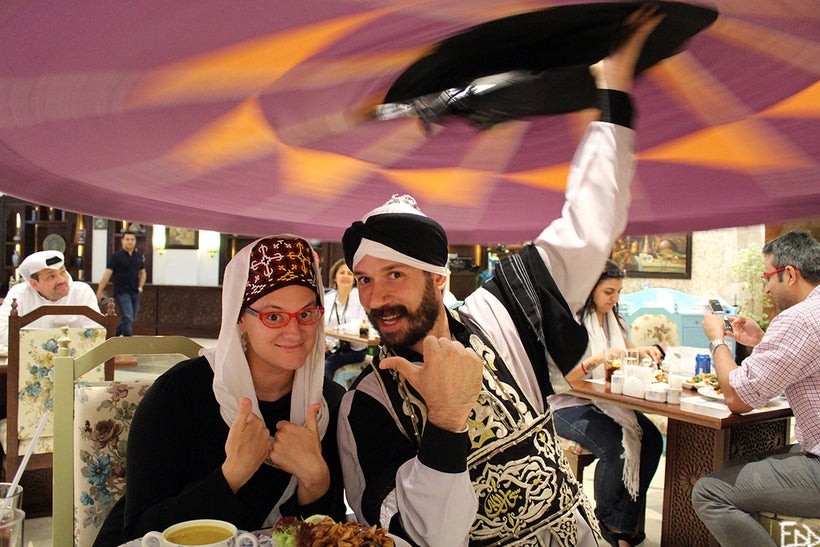 Whirling dervish in Doha