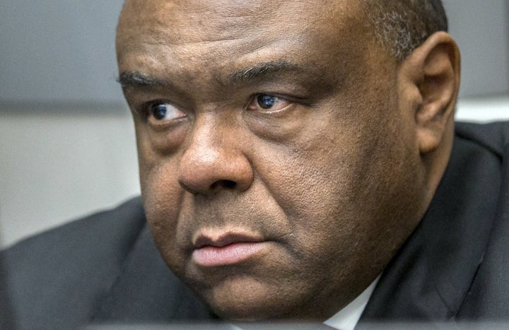 Jean-Pierre Bemba, pictured here waiting for his verdict at the International Criminal Court in March, was sentenced to 18 ye
