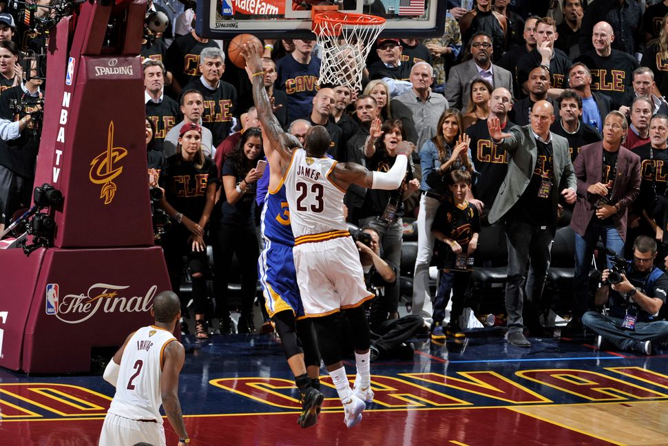 Every Photo We Could Find Of LeBron James Blocking Shots In The 2016 ...