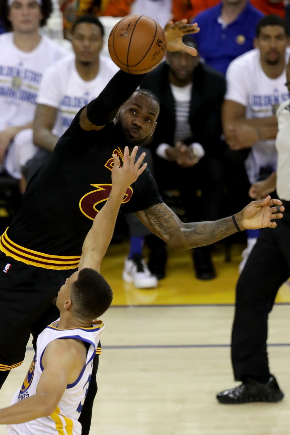 Every Photo We Could Find Of LeBron James Blocking Shots In The 2016 ...