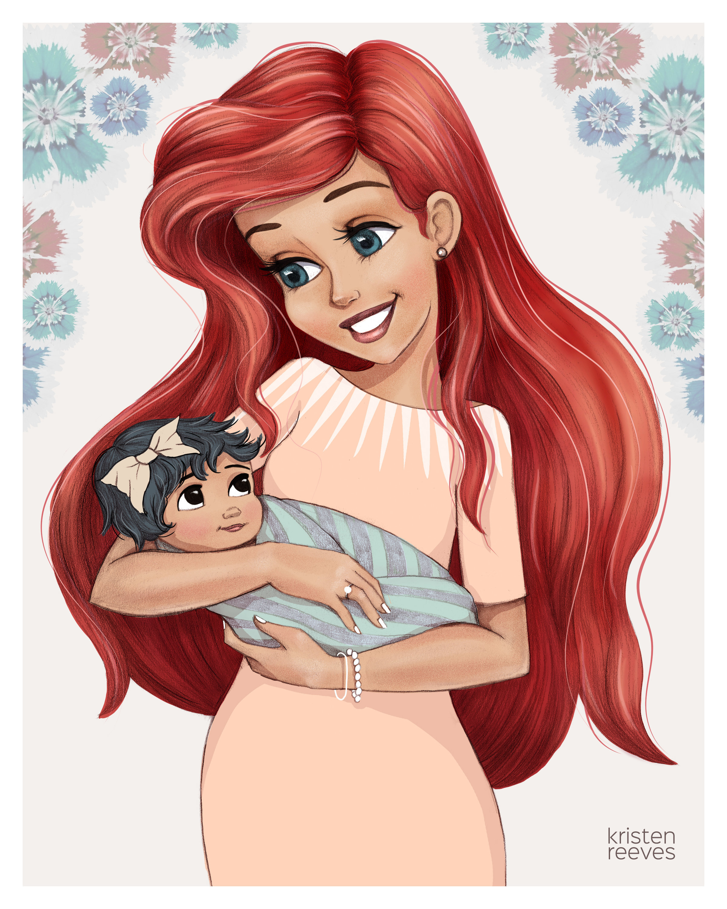 Disney Princess 4 : Ariel (1989) Painting – Meghnaunni.com