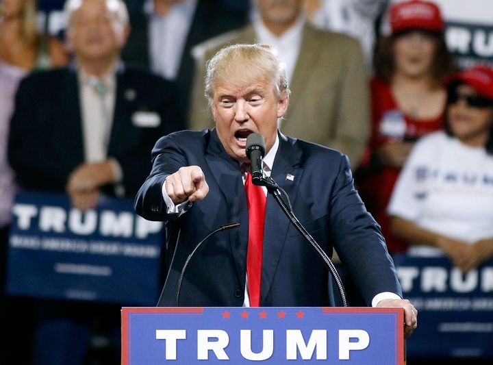 Presumptive GOP presidential nominee Donald Trump sent his first fundraising email on Tuesday.