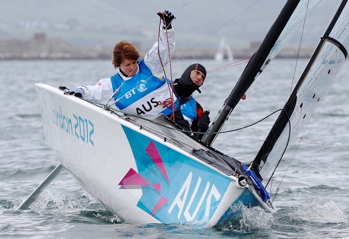 Paralympic sailor Liesl Tesch, left, was recently robbed at gunpoint in Rio de Janeiro along with physiotherapist Sarah Ross.