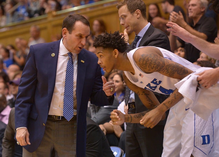 Ingram tells HuffPost that he still speaks often with Coach K.