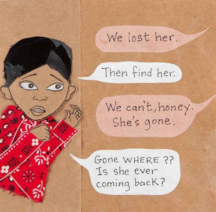 An image from <i>Death is Stupid</i>, the latest in the Feminist Press's Ordinary Terrible Things series for children.