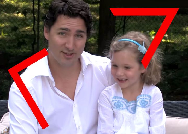 Prime Minister Justin Trudeau & daughter, Ella-Grace