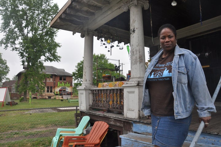 Shamayim “Shu” Harris plans to turn her entire block in Highland Park, Michigan into a sustainable community village with small businesses, youth programming and food production. Highland Park, located within the city of Detroit, has experienced extreme disinvestment, and many residents don't have easy access to basic amenities.