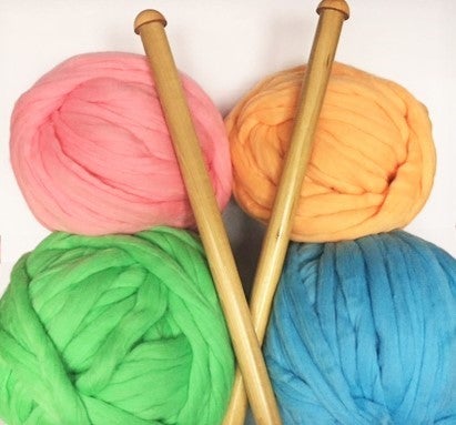 BeCozi Giant Wooden Needles