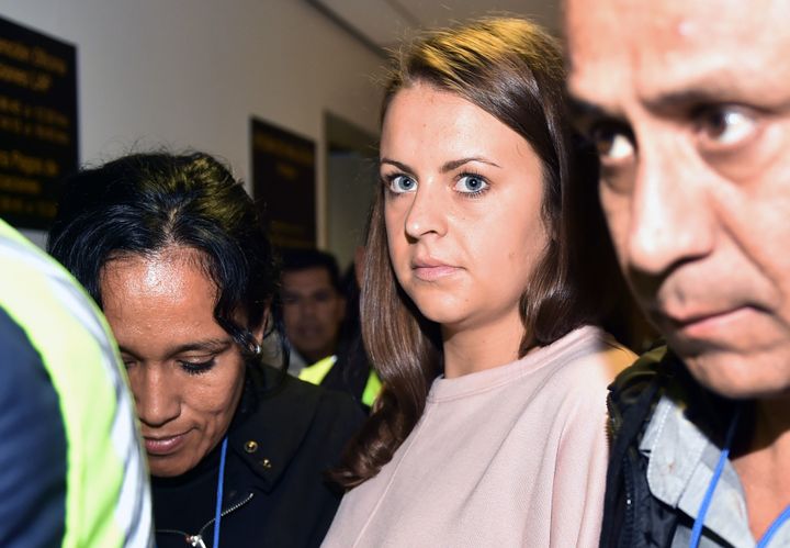 British drug smuggler Melissa Reid has been released from prison in Peru and is on her way back to the UK