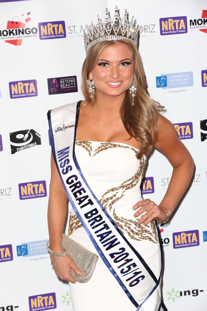 <strong>Zara was crowned Miss Great Britain last year</strong>