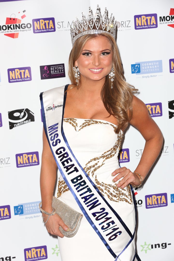 Zara was crowned Miss Great Britain last year