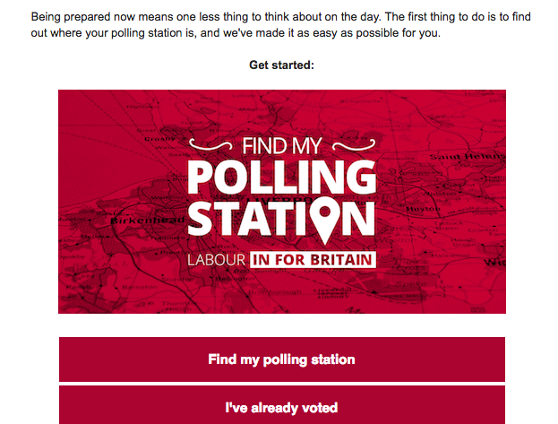 One Labour email