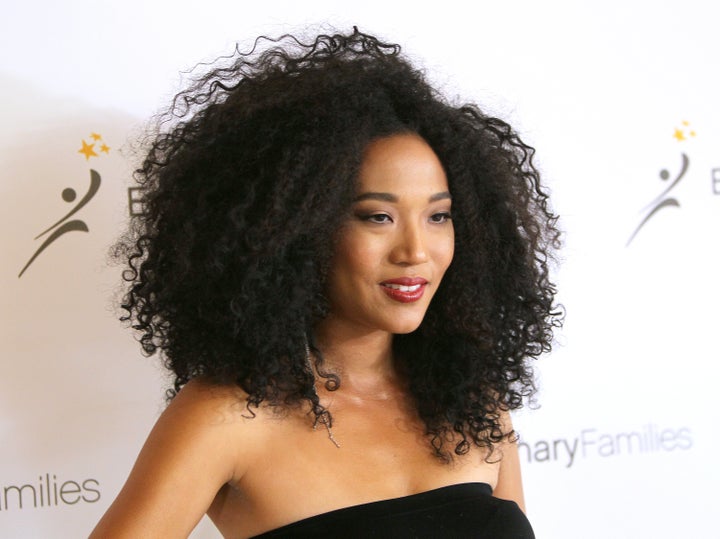 Singer Judith Hill arrives in Beverly Hills, California, on Apr. 20, 2016.