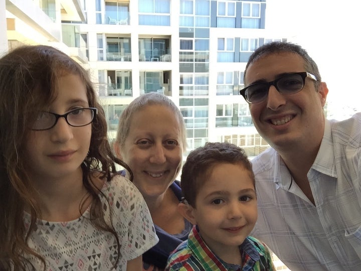 The family's final photo together.