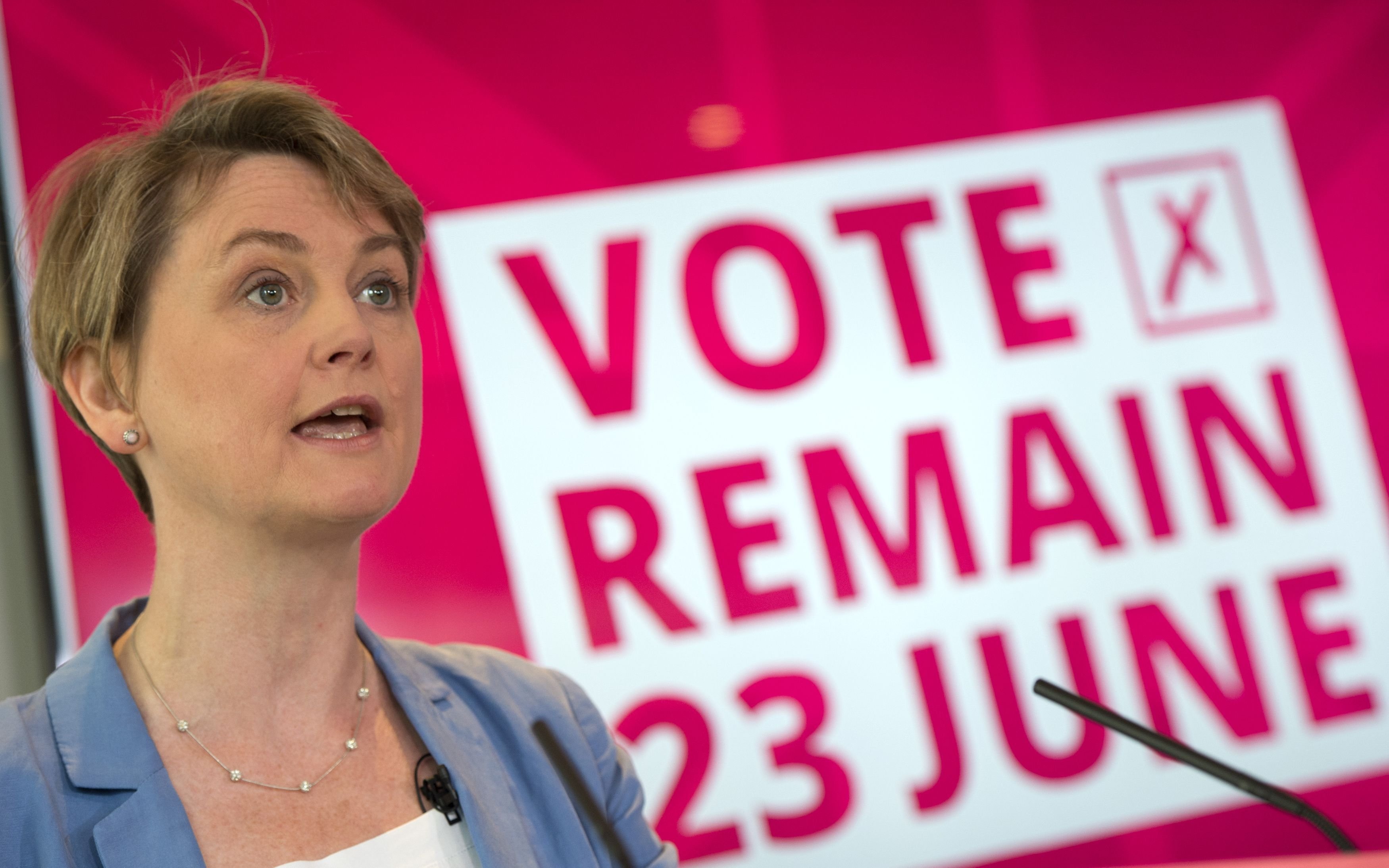 Yvette Cooper Accuses EU Referendum 'Leave' Campaign Of 'Un-British ...